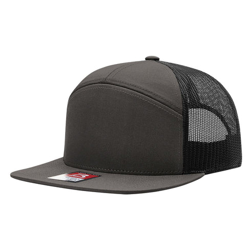 Richardson 168 7 panel Leather Patch Hat