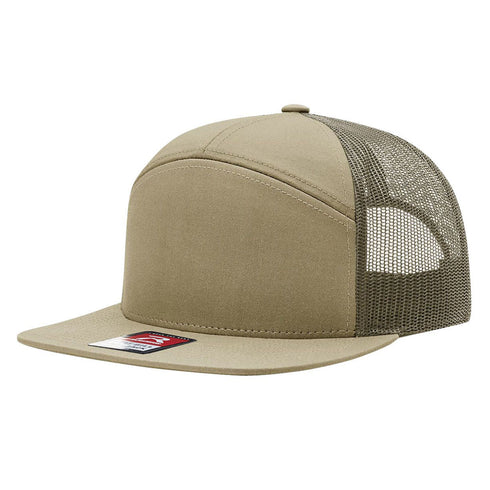 Richardson 168 7 panel Leather Patch Hat