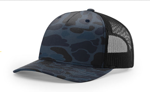 5 Panel Richardson Camo Trucker 112PFP