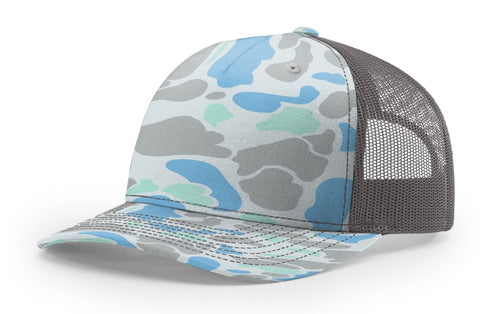 5 Panel Richardson Camo Trucker 112PFP