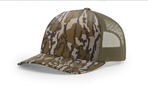 5 Panel Richardson Camo Trucker 112PFP