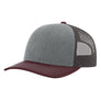 HEATHER GRAY/CHARCOAL/MAROON