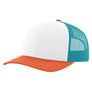 WHITE/BLUE HAWAIIAN/PALE ORANGE