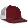 MAROON/WHITE