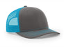 CHARCOAL/NEON BLUE