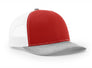 RED/WHITE/HEATHER GREY
